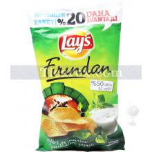 Lay's Fırından Yoğurt & Mevsim Yeşillikleri Çeşnili Patates Cipsi (Süper Boy) | 110 gr