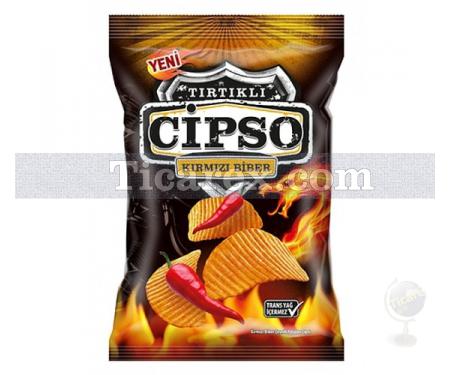 Cipso Kırmızı Biber Çeşnili Tırtıklı Patates Cipsi (Süper Boy) | 111 gr - Resim 1