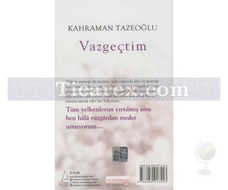 Vazgeçtim | Kahraman Tazeoğlu - Resim 2
