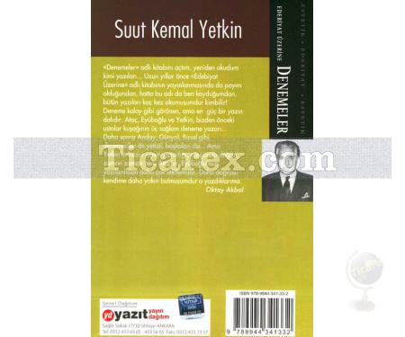 Edebiyat Üzerine Denemeler | Suut Kemal Yetkin - Resim 2