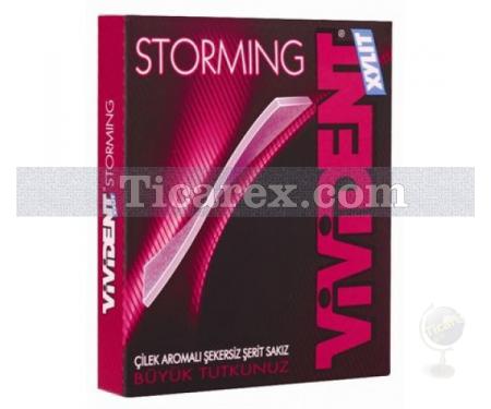 Vivident Storming Çilek Aromalı Sakız - Resim 1