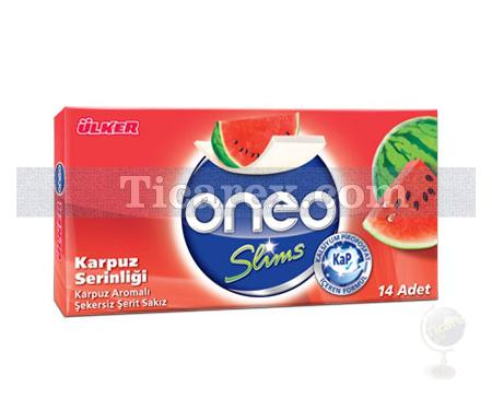 Ülker Oneo Slims Karpuz ve Ahududulu Sakız - Resim 1