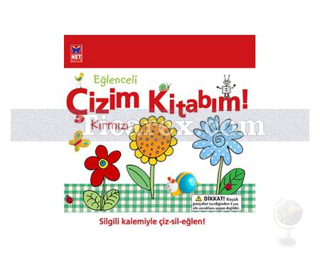 Eğlenceli Çizim Kitabım Kırmızı | Silgili Kalemiyle Çiz-Sil-Eğlen | Kolektif - Resim 1