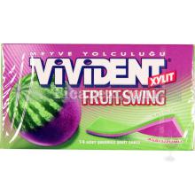 Vivident Fruit Swing Karpuz ve Asai Üzümü Aromalı Sakız