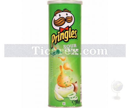 Pringles Krema (Sour Cream) ve Soğanlı Patates Cipsi | 165 gr - Resim 1