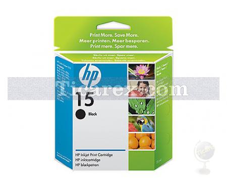 HP 15 Siyah Büyük Orijinal Mürekkep Kartuşu - Resim 1