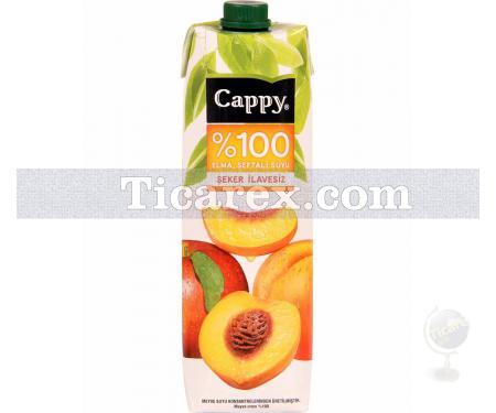 Cappy %100 Meyve Suyu - Şeftali - Elma | 1 lt - Resim 1