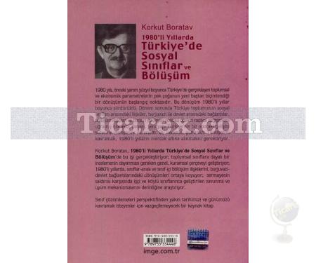 1980'li Yıllarda Türkiyede Sosyal Sınıflandırma ve Bölüşüm | Korkut Boratav - Resim 2