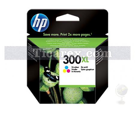 HP 300XL Üç Renkli Yüksek Kapasiteli Orijinal Mürekkep Kartuşu - Resim 1
