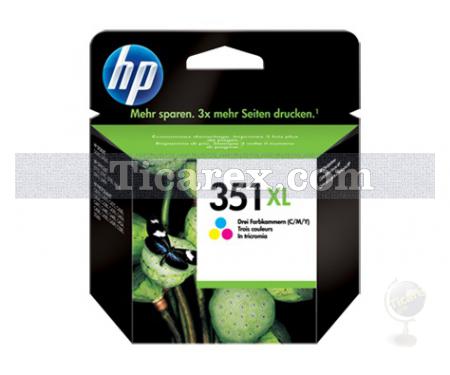 HP 351XL Üç Renkli Yüksek Kapasiteli Orijinal Mürekkep Kartuşu - Resim 1