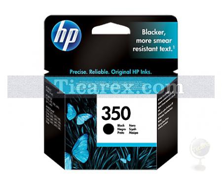 HP 350 Siyah Orijinal Mürekkep Kartuşu - Resim 1
