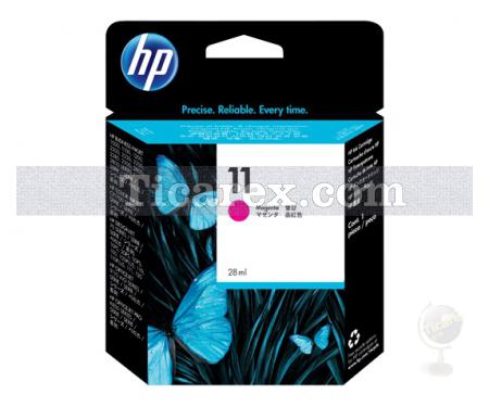 HP 11 Kırmızı Orijinal Mürekkep Kartuşu - Resim 1
