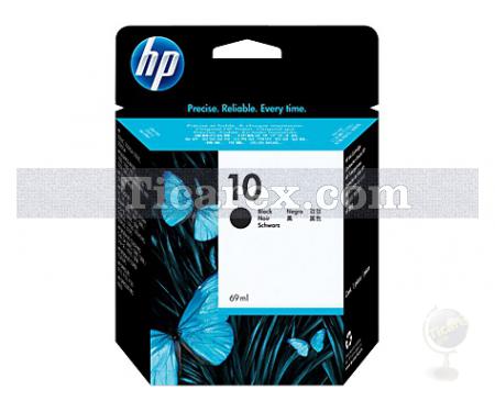 HP 10 Siyah Orijinal Mürekkep Kartuşu - Resim 1
