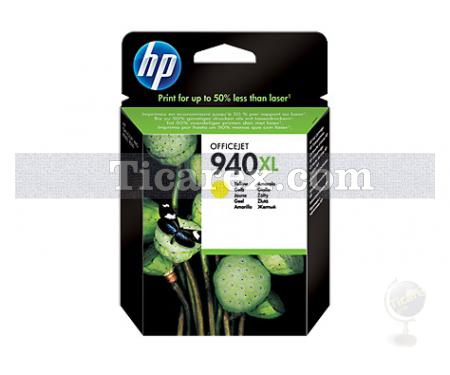 HP 940XL Sarı Yüksek Kapasiteli Orijinal Mürekkep Kartuşu - Resim 1