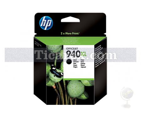 HP 940XL Siyah Yüksek Kapasiteli Orijinal Mürekkep Kartuşu - Resim 1