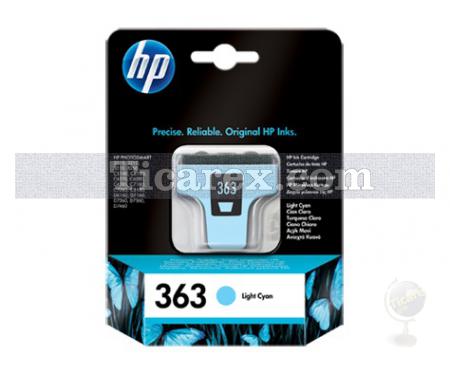 HP 363 Açık Mavi Orijinal Mürekkep Kartuşu - Resim 1