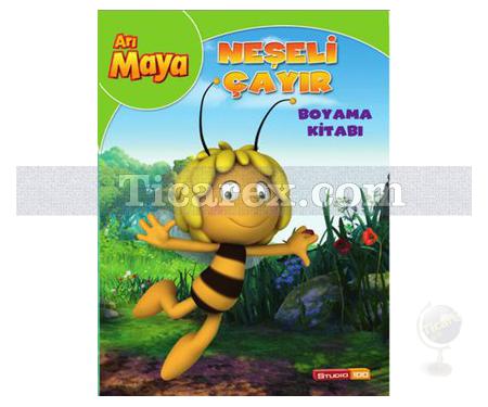 Arı Maya Neşeli Çayır Boyama Kitabı | Kolektif - Resim 1