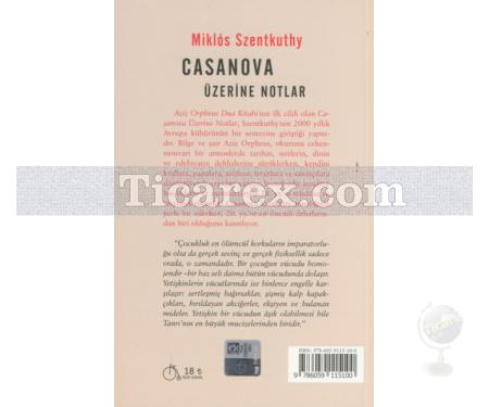 Casanova Üzerine Notlar | Aziz Orpheus Dua Kitabı 1 | Miklos Szentkuthy - Resim 2