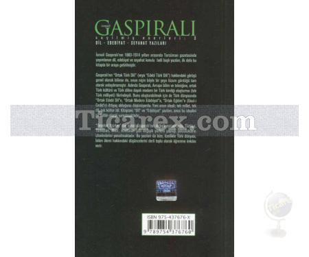 Gaspıralı | Dil, Edebiyat, Seyahat Yazıları | İsmail Gaspıralı - Resim 3