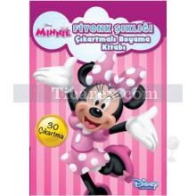 Disney Minnie Fiyonk Şıklığı Çıkartmalı Boyama Kitabı | Kolektif