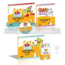 Step By Step Prescholl Book | Coloring Books + Flashcards + CD İlaveli | Arzu Kaptan, S. Müge Akgün