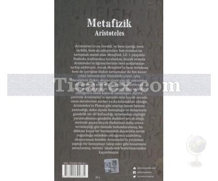 Metafizik | Aristoteles, Y. Gurur Sev - Resim 2