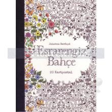 Esrarengiz Bahçe Kartpostal Kitabı | 20 Adet Kartpostal | Johanna Basford