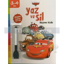 Yaz ve Sil Disney Arabalar | Alıştırma Kitabı 3-4 Yaş | Kolektif