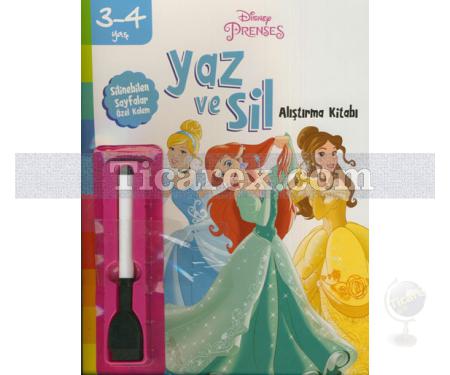 Yaz ve Sil Disney Prenses | Alıştırma Kitabı 3-4 Yaş | Kolektif - Resim 1