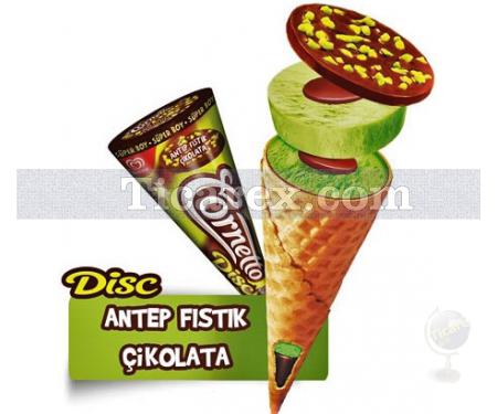 Algida Cornetto Disc Antep Fıstık-Çikolata Dondurma | 140 ml - Resim 1