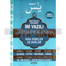 41 Yasin Çok Kolay Okunan İri Yazılı ( Kod: 141 ) | Kolektif