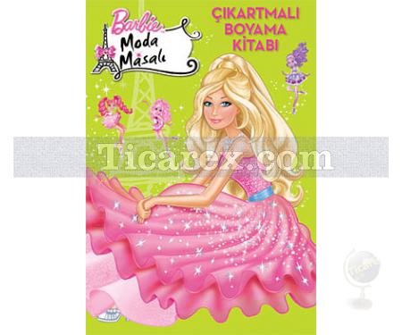 Barbie Moda Masalı | Çıkartmalı Boyama Kitabı | Kolektif - Resim 1