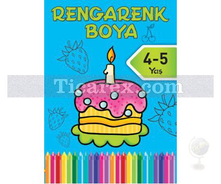 Rengarenk Boya 3 - Mavi Kitap | ( 4-5 Yaş ) | Kolektif - Resim 1