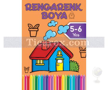 Rengarenk Boya 6 - Turuncu Kitap | ( 5-6 Yaş ) | Kolektif - Resim 1