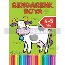 Rengarenk Boya 4 - Yeşil Kitap | ( 4-5 Yaş ) | Kolektif