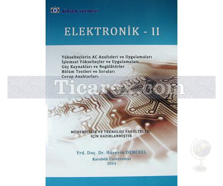 Elektronik 2 ( Mühendislik ve Teknoloji Fakülteleri İçin ) | Hüseyin Demirel - Resim 1