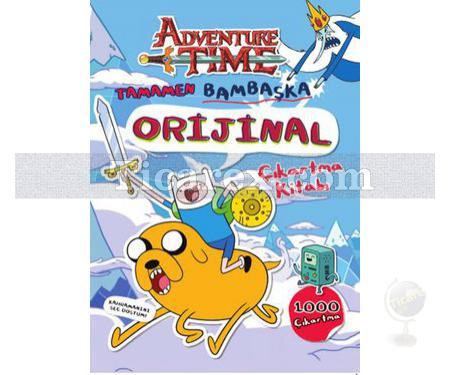 Adventure Time - Tamamen Bambaşka Orijinal Çıkartma Kitabı | Kolektif - Resim 1