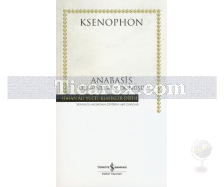 Anabasis | On Binler'in Dönüşü ( Ciltli ) | Ksenophon - Resim 1