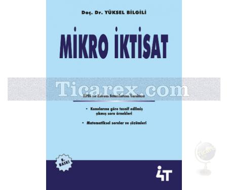 Mikro İktisat | Yüksel Bilgili - Resim 1