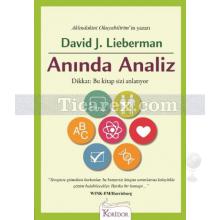 Anında Analiz | David J. Lieberman