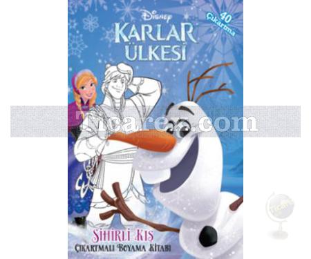 Disney Karlar Ülkesi - Sihirli Kış Çıkartmalı Boyama Kitabı | Kolektif - Resim 1