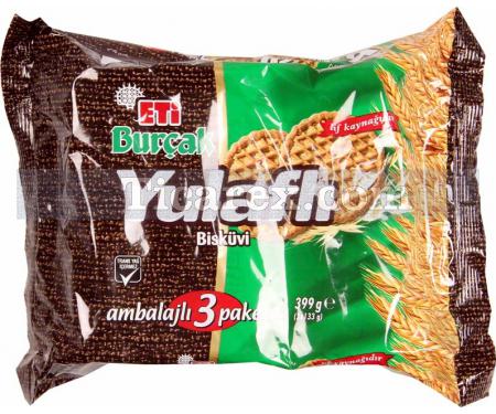 Eti Burçak Yulaflı Bisküvi 3'lü Paket (3x133gr) | 399 gr - Resim 1